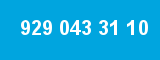 929 043 31 10